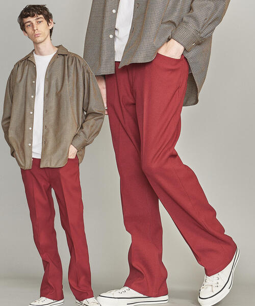 BEAUTY&YOUTH UNITED ARROWS（ビューティーアンドユースユナイテッドアローズ）の「BY POLY/TWL 5P スプレッド パンツ（その他パンツ・メンズ・レッド/ライトブルー/ブラック/ネイビー・L/M/S/XL）」の4枚目の写真