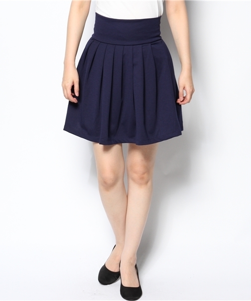 WEGO（ウィゴー）の「WEGO/ポンチタックフレアスカート（スカート・レディース・グリーン/ネイビー/レッド/オフホワイト・FREE）」の19枚目の写真