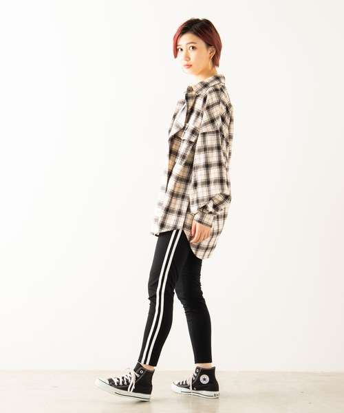 WEGO（ウィゴー）の「WEGO/ラインレギンス（その他パンツ・レディース・ブラック/ブラック系その他2・FREE）」の7枚目の写真