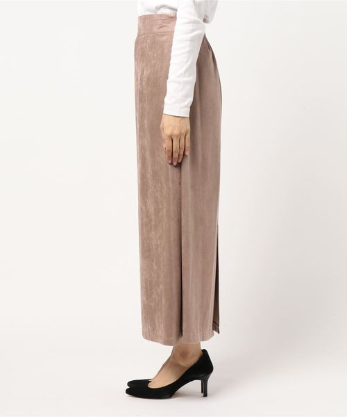 archives（アルシーヴ）の「フェイクスエードフレアスカート（スカート・レディース・パープル/グリーン/グレー系その他・MEDIUM）」の4枚目の写真