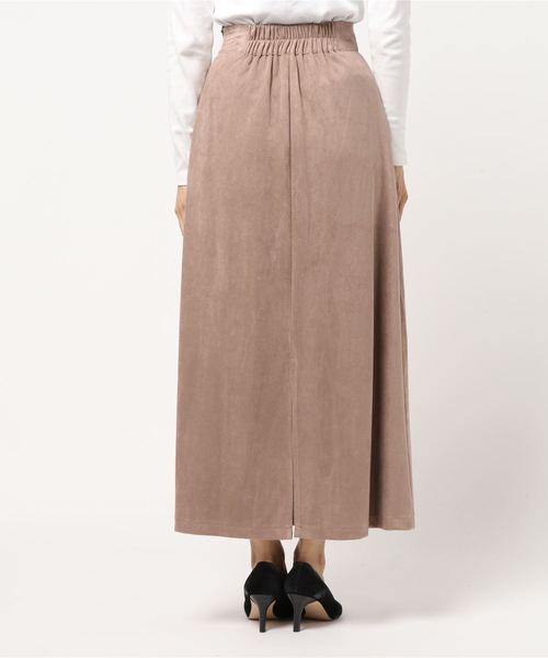 archives（アルシーヴ）の「フェイクスエードフレアスカート（スカート・レディース・パープル/グリーン/グレー系その他・MEDIUM）」の5枚目の写真