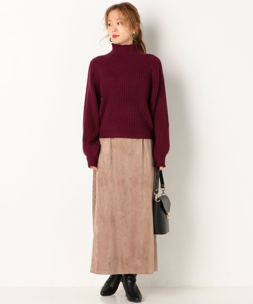 archives（アルシーヴ）の「フェイクスエードフレアスカート（スカート・レディース・パープル/グリーン/グレー系その他・MEDIUM）」の14枚目の写真