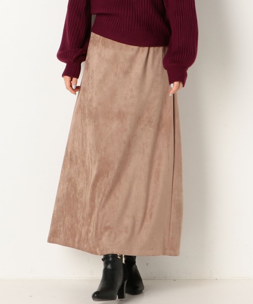 archives（アルシーヴ）の「フェイクスエードフレアスカート（スカート・レディース・パープル/グリーン/グレー系その他・MEDIUM）」の12枚目の写真