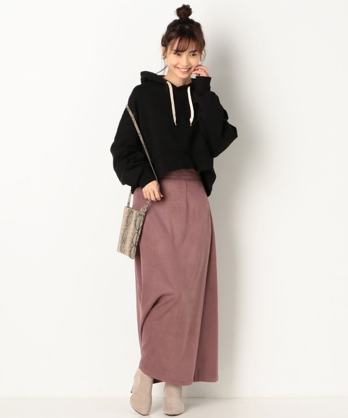 archives（アルシーヴ）の「フェイクスエードフレアスカート（スカート・レディース・パープル/グリーン/グレー系その他・MEDIUM）」の19枚目の写真