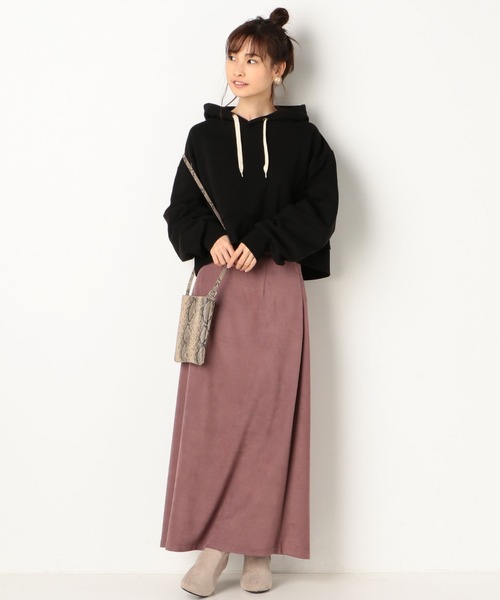 archives（アルシーヴ）の「フェイクスエードフレアスカート（スカート・レディース・パープル/グリーン/グレー系その他・MEDIUM）」の18枚目の写真