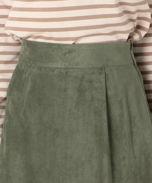 archives（アルシーヴ）の「フェイクスエードフレアスカート（スカート・レディース・パープル/グリーン/グレー系その他・MEDIUM）」の9枚目の写真