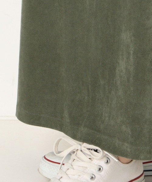 archives（アルシーヴ）の「フェイクスエードフレアスカート（スカート・レディース・パープル/グリーン/グレー系その他・MEDIUM）」の8枚目の写真