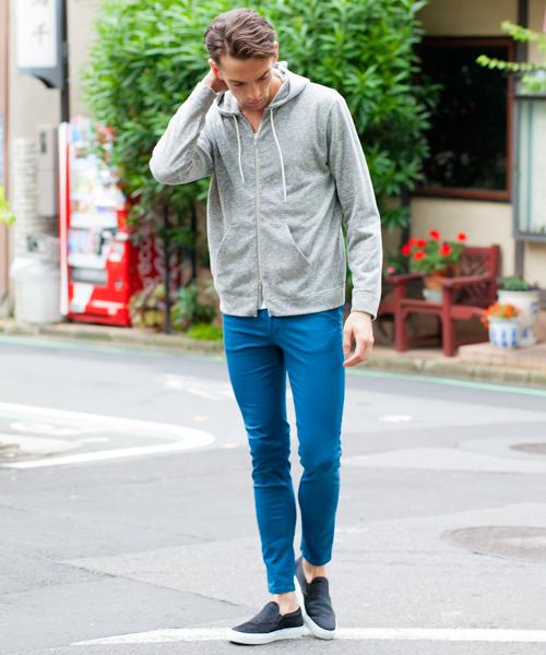 BEAUTY&YOUTH UNITED ARROWS(ビューティーアンドユースユナイテッドアローズ)の「【WEB限定】by ∴ ストレッチ カラー スキニー パンツ◆(その他パンツ・メンズ・オフホワイト/ブラック/グレー/ワイン/コバルトブルー・SMALL/MEDIUM/LARGE)」の13枚目の写真