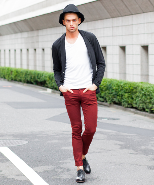 BEAUTY&YOUTH UNITED ARROWS(ビューティーアンドユースユナイテッドアローズ)の「【WEB限定】by ∴ ストレッチ カラー スキニー パンツ◆(その他パンツ・メンズ・オフホワイト/ブラック/グレー/ワイン/コバルトブルー・SMALL/MEDIUM/LARGE)」の14枚目の写真