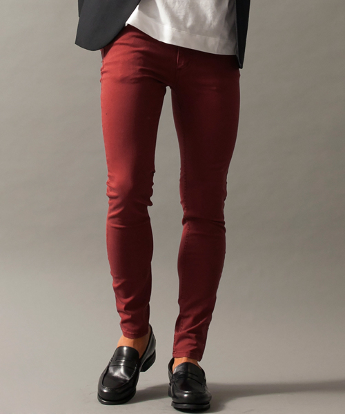BEAUTY&YOUTH UNITED ARROWS(ビューティーアンドユースユナイテッドアローズ)の「【WEB限定】by ∴ ストレッチ カラー スキニー パンツ◆(その他パンツ・メンズ・オフホワイト/ブラック/グレー/ワイン/コバルトブルー・SMALL/MEDIUM/LARGE)」の22枚目の写真