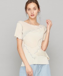 kotohayokozawa | 【kotohayokozawa(コトハヨコザワ)】ショートスリーブ半袖クルーネックリブトップス　TDKT-P03(Tシャツ/カットソー)