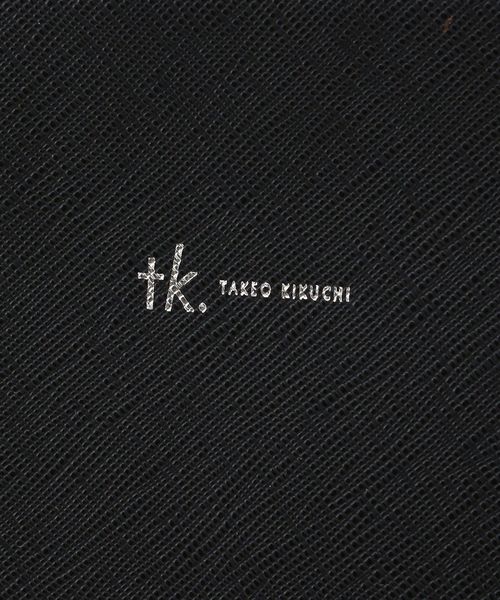 tk.TAKEO KIKUCHI(ティーケータケオキクチ)の「パスケース付きレザー調トートバッグ(トートバッグ・メンズ・ブラック/ネイビー/ブラック系1・00)」の9枚目の写真