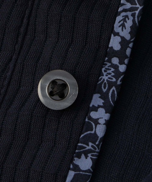 MEN'S BIGI(メンズビギ)の「リンクス柄アイスコットンポロシャツ(ポロシャツ・メンズ・ホワイト/ネイビー/ピンク・01/02/03/04)」の9枚目の写真