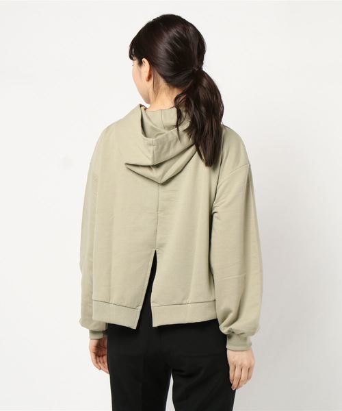 reca（レカ）の「バックスリットパーカー（パーカー・レディース・グレー/アイボリー/グリーン系その他/ブルー系その他・FREE）」の6枚目の写真