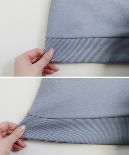 reca（レカ）の「バックスリットパーカー（パーカー・レディース・グレー/アイボリー/グリーン系その他/ブルー系その他・FREE）」の11枚目の写真