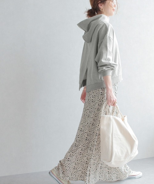 reca（レカ）の「バックスリットパーカー（パーカー・レディース・グレー/アイボリー/グリーン系その他/ブルー系その他・FREE）」の18枚目の写真