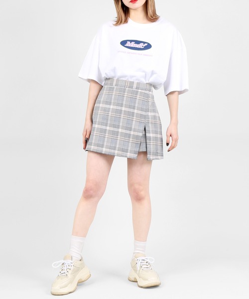 DING(ディング)の「DING/MwfcビッグシルエットTシャツ(Tシャツ/カットソー・レディース・ホワイト/ブラック・FREE)」の9枚目の写真