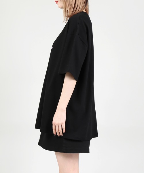 DING(ディング)の「DING/MwfcビッグシルエットTシャツ(Tシャツ/カットソー・レディース・ホワイト/ブラック・FREE)」の13枚目の写真