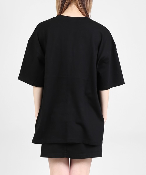 DING(ディング)の「DING/MwfcビッグシルエットTシャツ(Tシャツ/カットソー・レディース・ホワイト/ブラック・FREE)」の11枚目の写真