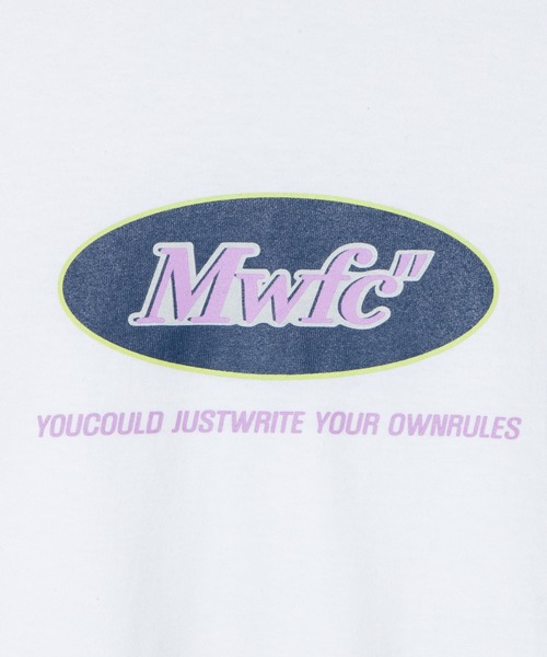 DING(ディング)の「DING/MwfcビッグシルエットTシャツ(Tシャツ/カットソー・レディース・ホワイト/ブラック・FREE)」の10枚目の写真