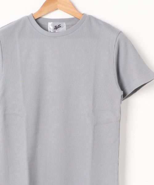 ARCHIVER(アーカイバ)の「【Bl】サーマル半袖クルーネックTシャツ(Tシャツ/カットソー・レディース・ホワイト/ブラック/グレー/カーキ/ネイビー/サックスブルー/ピンク・MEDIUM/LARGE/X-LARGE)」の3枚目の写真