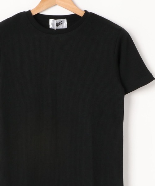 ARCHIVER(アーカイバ)の「【Bl】サーマル半袖クルーネックTシャツ(Tシャツ/カットソー・レディース・ホワイト/ブラック/グレー/カーキ/ネイビー/サックスブルー/ピンク・MEDIUM/LARGE/X-LARGE)」の2枚目の写真