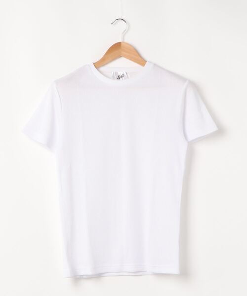 ARCHIVER(アーカイバ)の「【Bl】サーマル半袖クルーネックTシャツ(Tシャツ/カットソー・レディース・ホワイト/ブラック/グレー/カーキ/ネイビー/サックスブルー/ピンク・MEDIUM/LARGE/X-LARGE)」の9枚目の写真