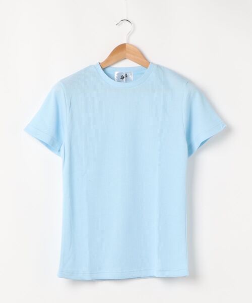 ARCHIVER(アーカイバ)の「【Bl】サーマル半袖クルーネックTシャツ(Tシャツ/カットソー・レディース・ホワイト/ブラック/グレー/カーキ/ネイビー/サックスブルー/ピンク・MEDIUM/LARGE/X-LARGE)」の14枚目の写真