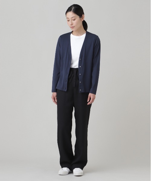 SUNSPEL(サンスペル)の「SUNSPEL / WOMEN’S Q82 PLAIN LONG SLEEVE CARDI(カーディガン/ボレロ・レディース・ブラック/ホワイト/ネイビー・1/2)」の14枚目の写真