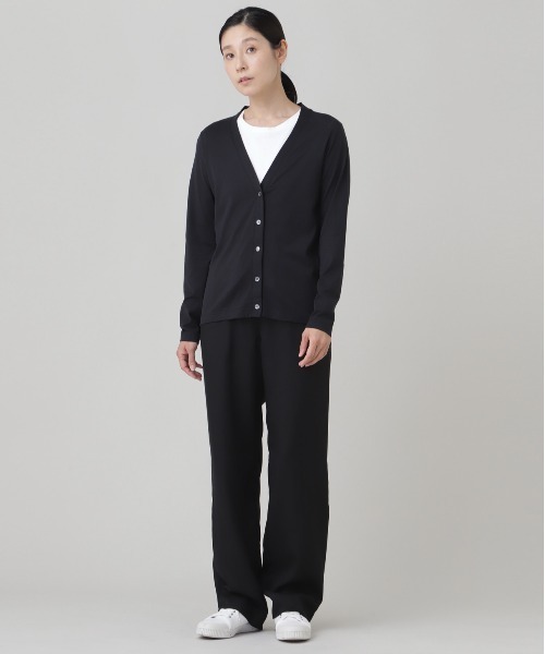 SUNSPEL(サンスペル)の「SUNSPEL / WOMEN’S Q82 PLAIN LONG SLEEVE CARDI(カーディガン/ボレロ・レディース・ブラック/ホワイト/ネイビー・1/2)」の17枚目の写真