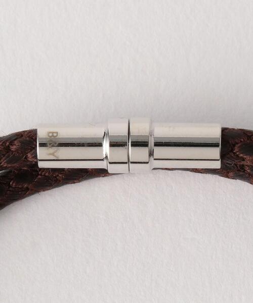 BEAUTY&YOUTH UNITED ARROWS(ビューティーアンドユースユナイテッドアローズ)の「【WEB限定】 by フェイクリザード ブレスレット(ブレスレット・メンズ・ブラック/ライトブルー/ベージュ/ダークブラウン/ピンク/ライム・FREE)」の8枚目の写真