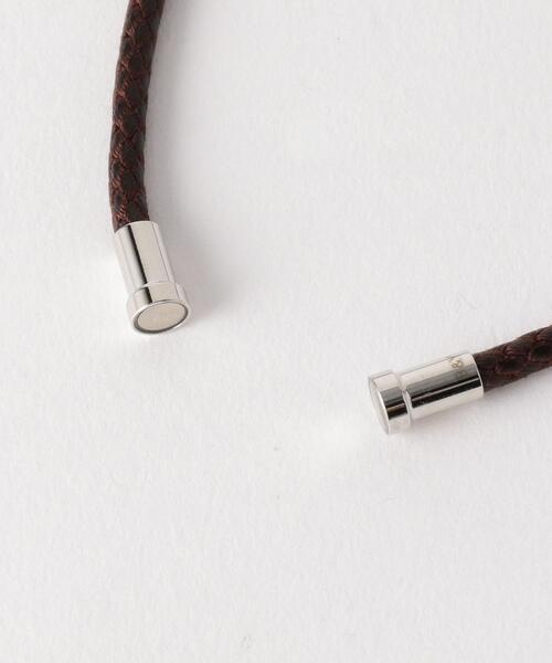 BEAUTY&YOUTH UNITED ARROWS(ビューティーアンドユースユナイテッドアローズ)の「【WEB限定】 by フェイクリザード ブレスレット(ブレスレット・メンズ・ブラック/ライトブルー/ベージュ/ダークブラウン/ピンク/ライム・FREE)」の9枚目の写真