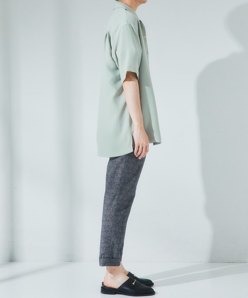 UNITED TOKYO（ユナイテッドトウキョウ）の「DRYツイルオープンカラーシャツ/ビッグシルエット/オーバーサイズ（シャツ/ブラウス・メンズ・ライトグレー/ブラック/カーキ/ブルー/グリーン/インディゴブルー・1/2/3）」の11枚目の写真