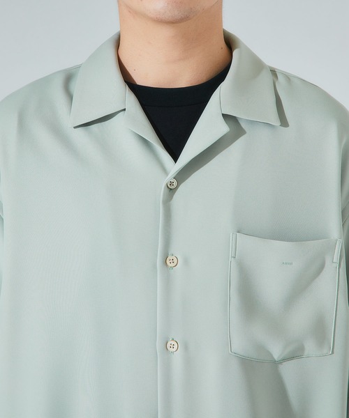 UNITED TOKYO（ユナイテッドトウキョウ）の「DRYツイルオープンカラーシャツ/ビッグシルエット/オーバーサイズ（シャツ/ブラウス・メンズ・ライトグレー/ブラック/カーキ/ブルー/グリーン/インディゴブルー・1/2/3）」の12枚目の写真