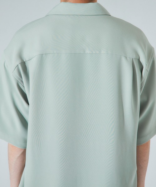 UNITED TOKYO（ユナイテッドトウキョウ）の「DRYツイルオープンカラーシャツ/ビッグシルエット/オーバーサイズ（シャツ/ブラウス・メンズ・ライトグレー/ブラック/カーキ/ブルー/グリーン/インディゴブルー・1/2/3）」の15枚目の写真