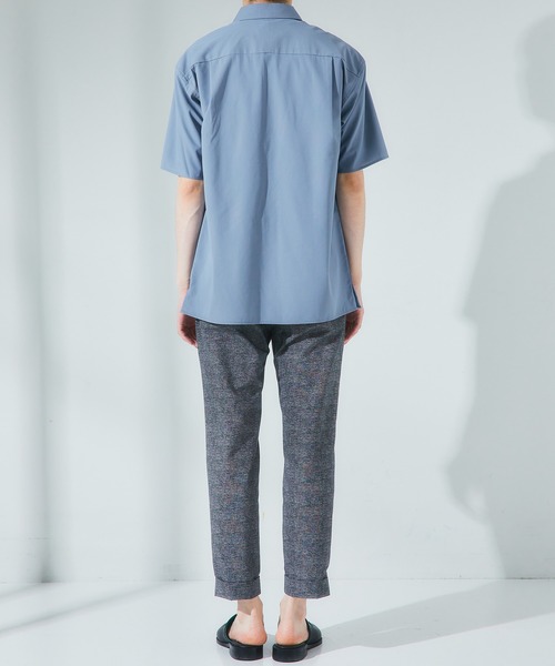 UNITED TOKYO（ユナイテッドトウキョウ）の「DRYツイルオープンカラーシャツ/ビッグシルエット/オーバーサイズ（シャツ/ブラウス・メンズ・ライトグレー/ブラック/カーキ/ブルー/グリーン/インディゴブルー・1/2/3）」の22枚目の写真