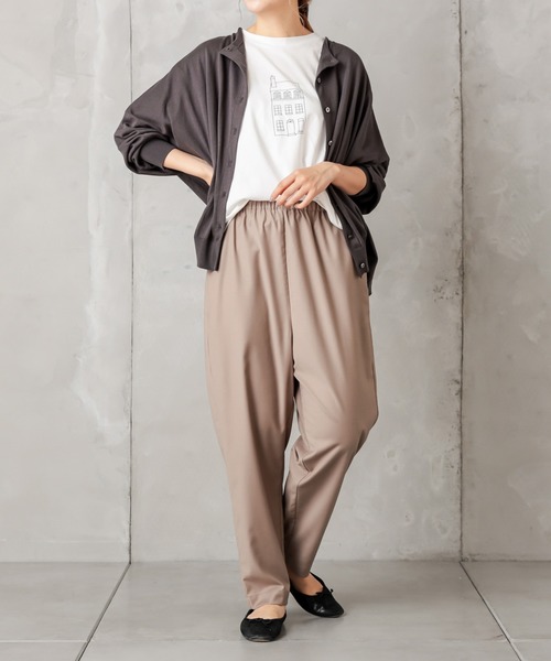 PUAL CE CIN（ピュアルセシン）の「ゆるっとボトムテーパード（その他パンツ・レディース・ベージュ/ネイビー/グリーン/カーキ・FREE）」の5枚目の写真