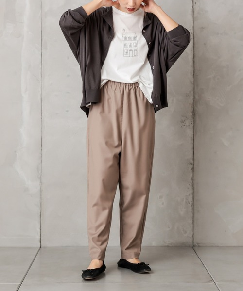 PUAL CE CIN（ピュアルセシン）の「ゆるっとボトムテーパード（その他パンツ・レディース・ベージュ/ネイビー/グリーン/カーキ・FREE）」の6枚目の写真