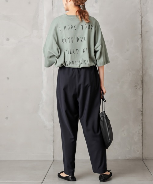 PUAL CE CIN（ピュアルセシン）の「ゆるっとボトムテーパード（その他パンツ・レディース・ベージュ/ネイビー/グリーン/カーキ・FREE）」の14枚目の写真