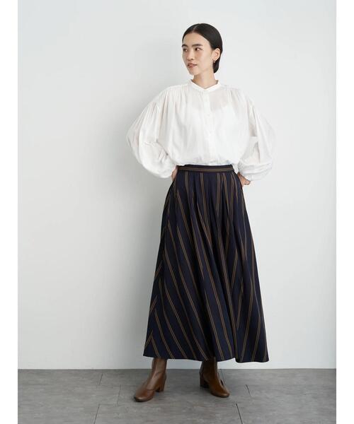 AMERICAN HOLIC（アメリカンホリック）の「袖ギャザーボリュームシャツ　＊（シャツ/ブラウス・レディース・ブラック/オフホワイト/キャメル/その他9・M/L）」の11枚目の写真