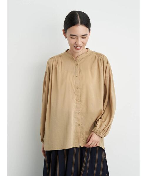 AMERICAN HOLIC（アメリカンホリック）の「袖ギャザーボリュームシャツ　＊（シャツ/ブラウス・レディース・ブラック/オフホワイト/キャメル/その他9・M/L）」の16枚目の写真