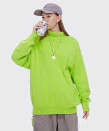 Ressaca | ユニセックス オーバーサイズ ハイネックニットセーター(ニット/セーター)