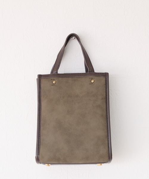 reca（レカ）の「パイピングスクエアトート（ショルダーバッグ・レディース・ブラック/ブラウン/カーキ・ONE SIZE）」の16枚目の写真