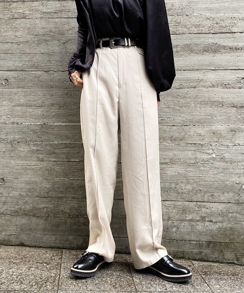 PAGEBOY（ページボーイ）の「テンセルスマートトレンチパンツ(セットアップ/スリーピース)（その他パンツ・レディース・ホワイト系その他/ブラック/ベージュ系その他・SMALL/MEDIUM）」の5枚目の写真