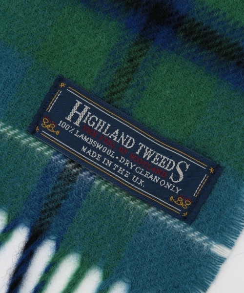 BEAMS BOY(ビームスボーイ)の「HIGHLAND TWEEDS / TARTAN SCARF 14FW(マフラー・レディース・レッド/サックスブルー/ネイビー/グレー/ベージュ/インディゴブルー・ONE SIZE)」の13枚目の写真