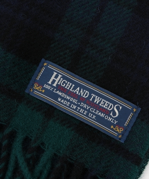 BEAMS BOY(ビームスボーイ)の「HIGHLAND TWEEDS / TARTAN SCARF 14FW(マフラー・レディース・レッド/サックスブルー/ネイビー/グレー/ベージュ/インディゴブルー・ONE SIZE)」の11枚目の写真