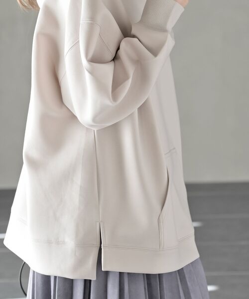 rps（アールピーエス）の「ダンボールプルパーカー（パーカー・レディース・チャコールグレー/ラベンダー/ライトカーキ/グレイッシュベージュ/グレイッシュブルー/ブラウン/カーキ/アイボリー/ブラック・M/フリー）」の17枚目の写真