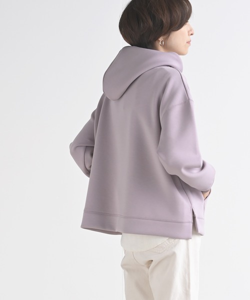 rps（アールピーエス）の「ダンボールプルパーカー（パーカー・レディース・チャコールグレー/ラベンダー/ライトカーキ/グレイッシュベージュ/グレイッシュブルー/ブラウン/カーキ/アイボリー/ブラック・M/フリー）」の9枚目の写真