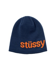 Stussy Helvetica Jacquard Beanie Black | eBay