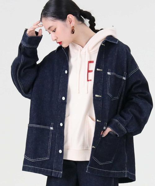 リーバイスレッド WOMEN'S DENIM CHORE COAT カバーオール 楽天市場】カバーオール（ブランドリーバイス）（レディース